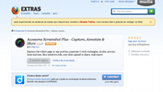 extensão Awesome Screenshot para Firefox