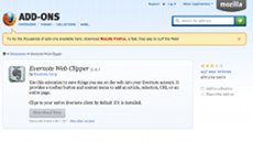 extensão Web Clipper para Firefox