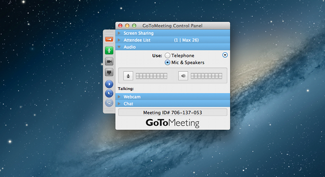 Audio no Go to Meeting