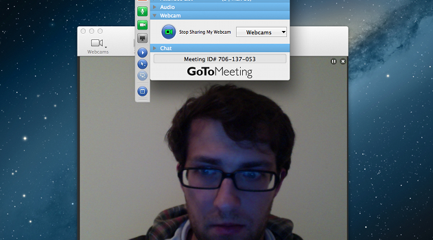 webcam no Go to Meeting