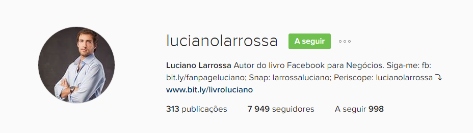 Perfil da Empresa no Instagram