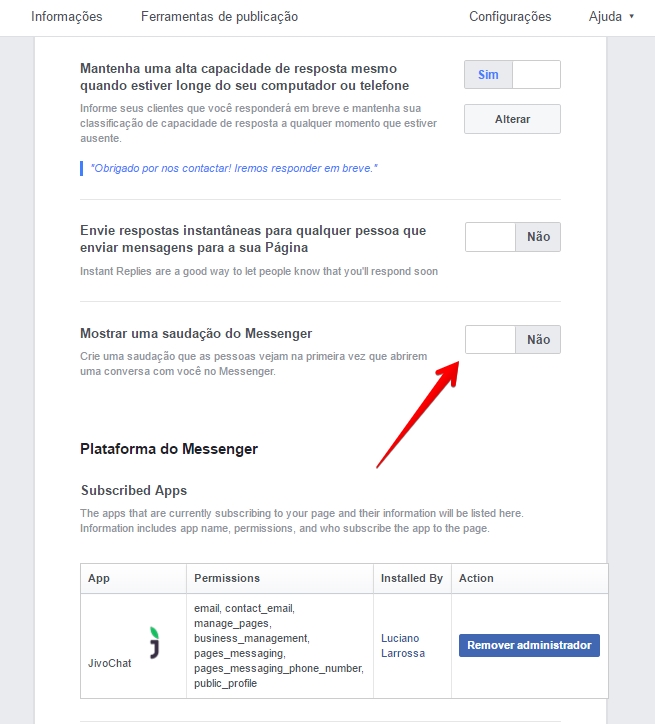 facebook-messenger-negocios-saudacao