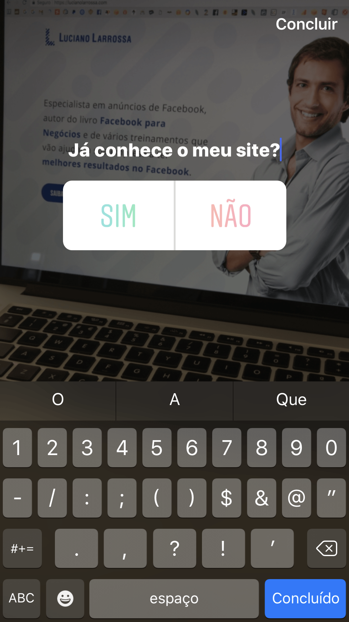 enquete instagram tutorial