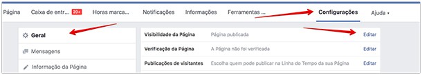 não encontra fan page