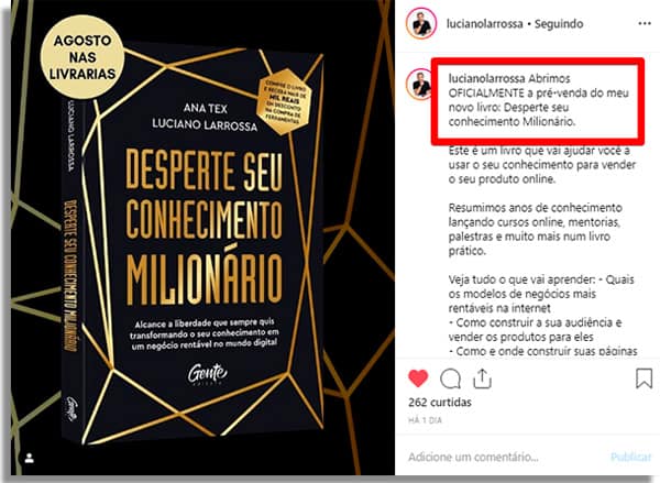 escrever legendas instagram contexto