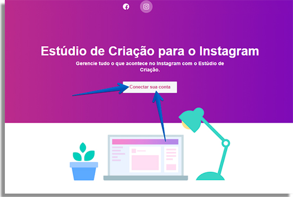 como agendar posts instagram conectar