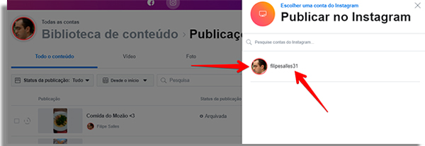 como agendar posts instagram conta