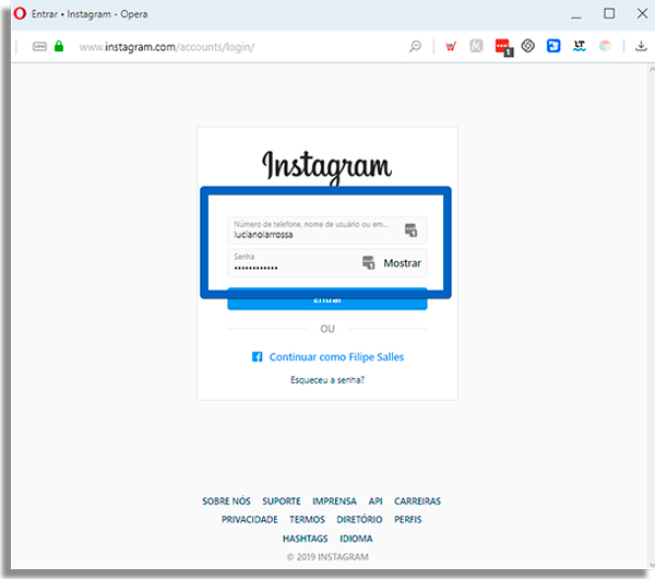 como agendar posts instagram login