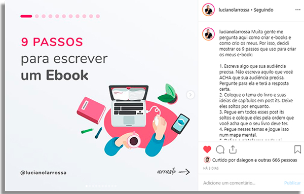 como salvar posts instagram educar