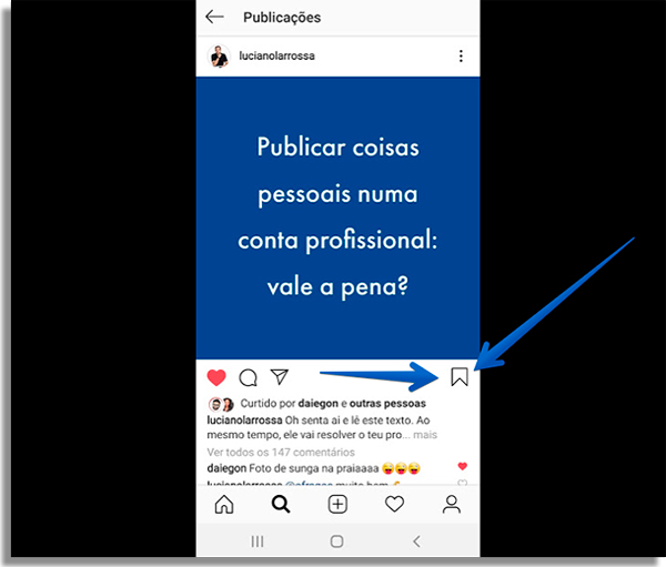 como salvar posts instagram guardar