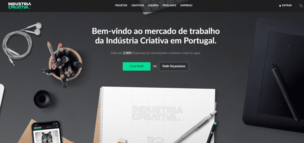 sites para freelancer em Portugal